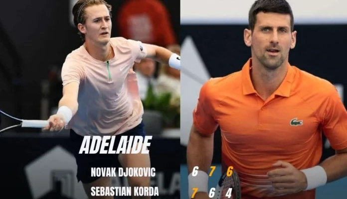 Sebastian Korda vs Novak Djokovic - Sin88