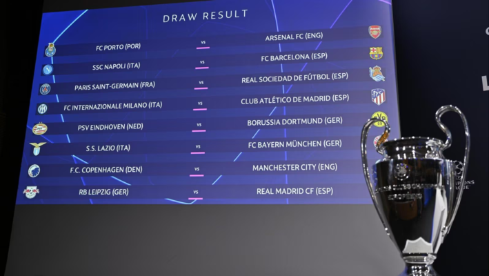 Bốc thăm vòng 1/8 UEFA Champions League 2023/2024