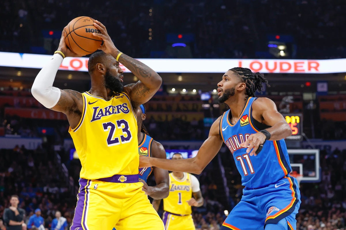 Oklahoma City Thunder vs LA Lakers