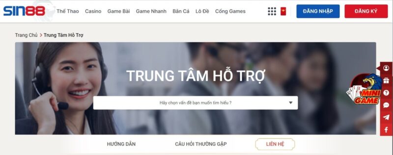 cổng game Sin88